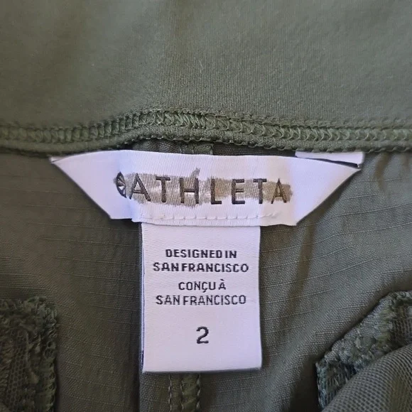 Athleta Trekkie North Aspen Olive High Rise Joggers - Picture 6 of 16